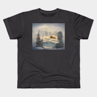 Frozen Beauty in Vignette Kids T-Shirt